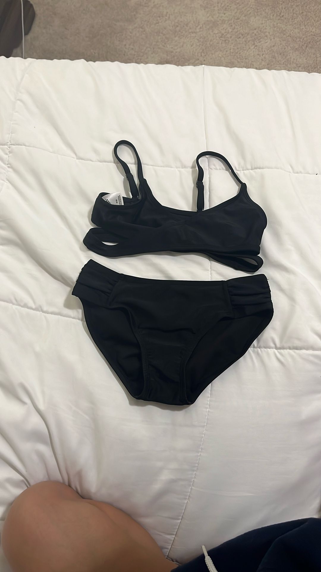 Black 2 piece bikini