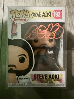 Steve Aoki signed Steve Aoki Funko Pop - JSA