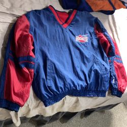 Vintage Houston Rockets Reversible Puffer 