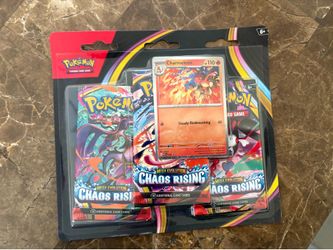 Pokémon chaos rising, three pack blister