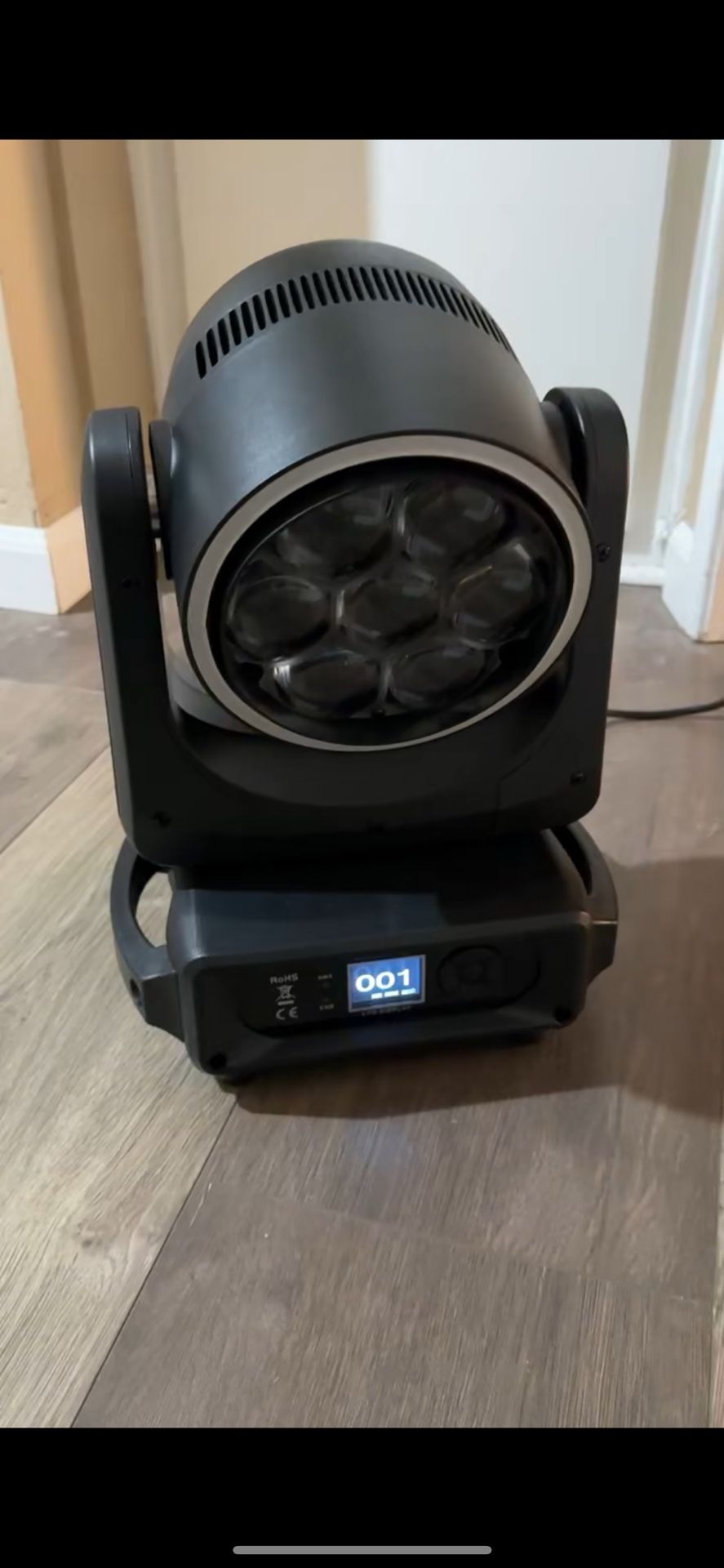 Dj Light moving head light 7x40W RGBW 4in1 LED Mini Bee Eye Zoom Wash Moving Head Light with High Intensity LED