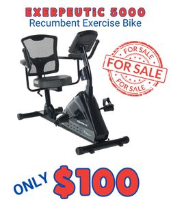 Exerpeutic 5000 Recumbent Exercise Bike