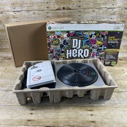 Microsoft Xbox 360 DJ Hero Turntable Controller for Xbox360 No Dongle, READ