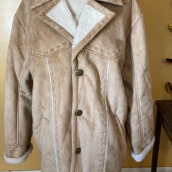 powder River men’s leather coat sizeL