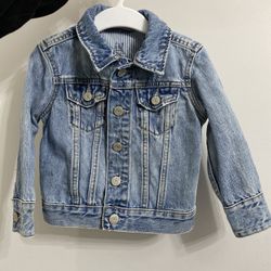 LIKE NEW- Gap Toddler Boys Denim Jacket 18-24 months