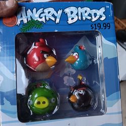 Collectible Angry Brds Christmas Ornaments.