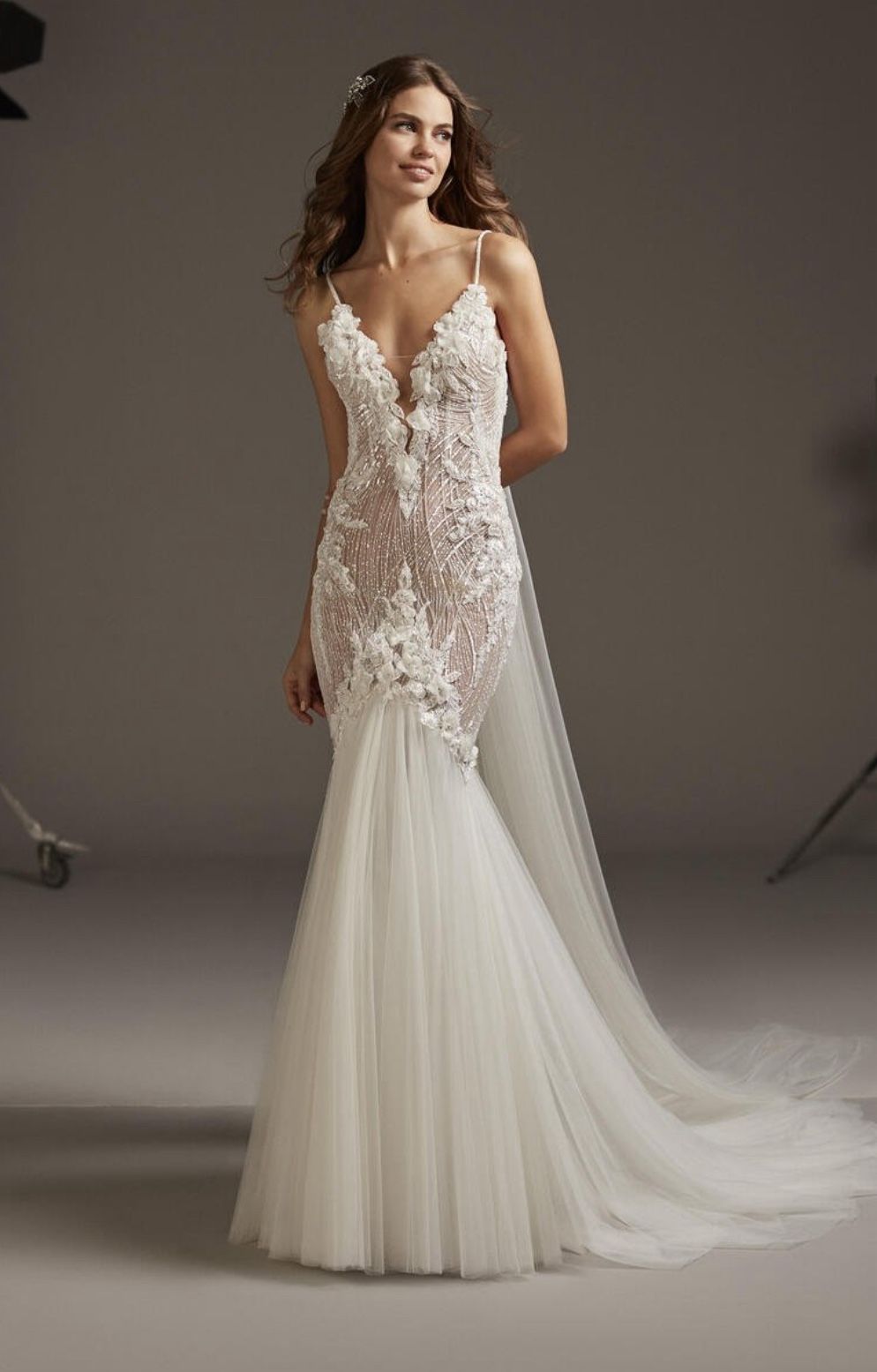 Wedding Gown: Pronovias/Never Worn Or Altered