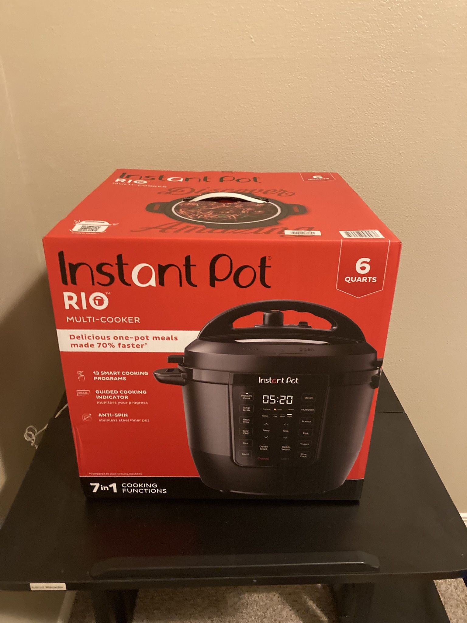 Instapot Rio 6qt Unopened 