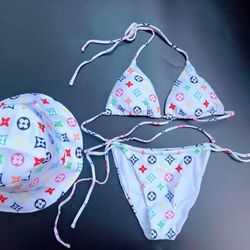 Ladies Swim Wear Hat Included 