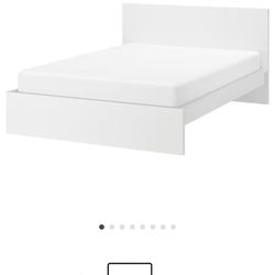 MALM White Queen Bed Frame