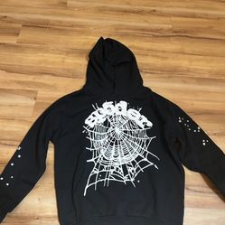 Black Web Sp5der Hoodie 