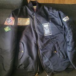 90's Vintage Aviator LA Raiders Jacket
