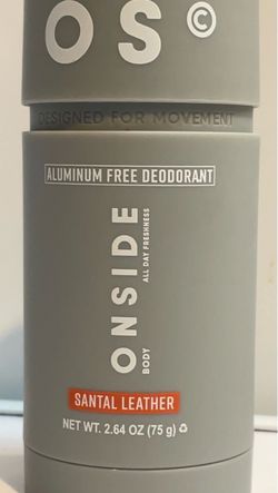 Onside Body Aluminum Free Deodorant Santal Leather