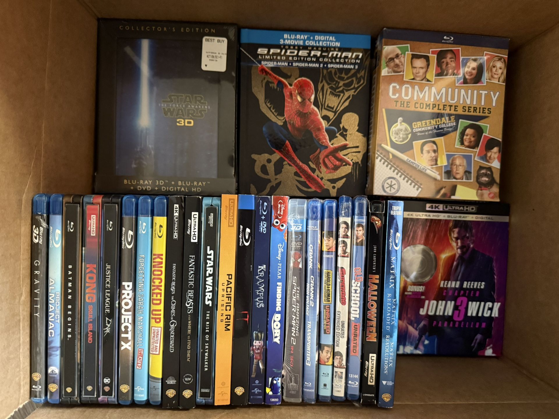 4k / blu ray movies sale
