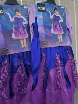 Disney Villains Ursula Girls Costume M, L