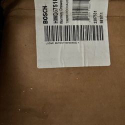 Bosch Warming Drawer New 