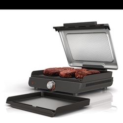 BBQMall Portable Grill Table Cart for Ninja Woodfi