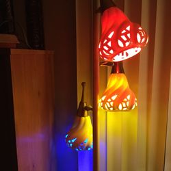 Vintage Tension Pole Lamp