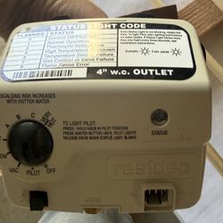 Hot Water Tank - Gas Valve  Control