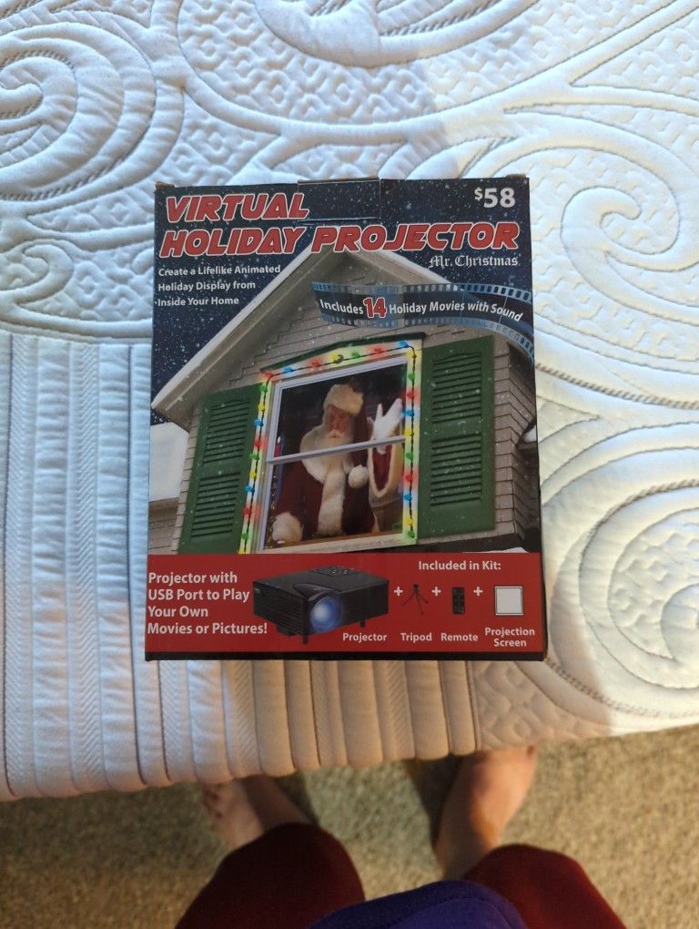 Christmas Virtual Holiday Projector