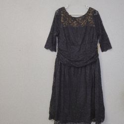 Kiyonna Luna Lace Formal Dress, Plus Size