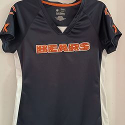 NFL Team Apparel Chicago Bears Women’s Jersey - Navy And White New No Tags Size