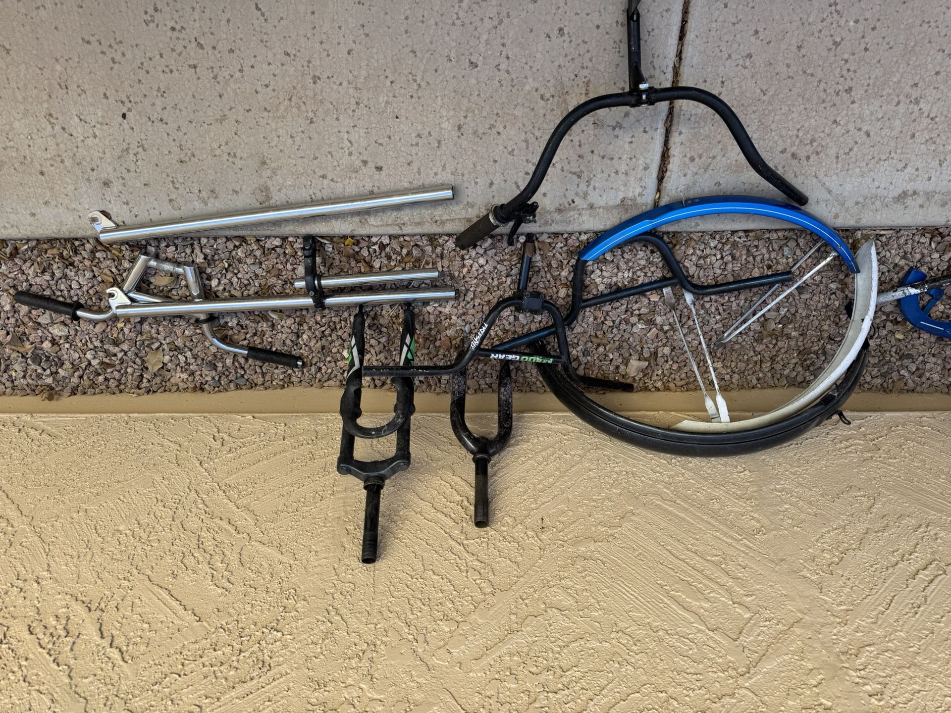 Large Lot Misc Bicycle Parts