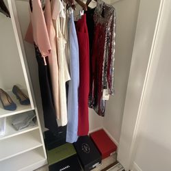 Designer Clothing – Theory, Banana Republic, Zara (XS/S, Size 0–2)