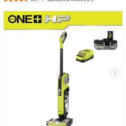 RYOBI ONE+ HP 18V Cordless High-Capacity Stick Vacuum Kit with 4.0 Ah Battery and Charger