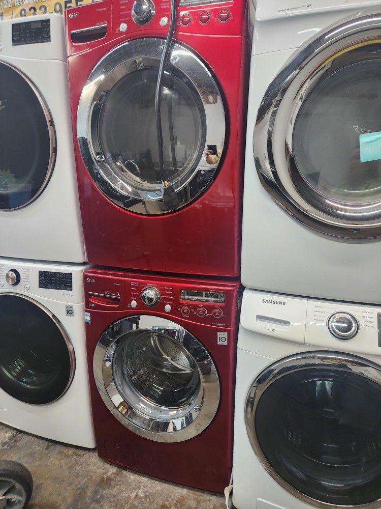 LG SET STEAM WASHER AND ELECTRIC DRYER
