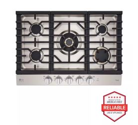 LG Studio 30 in. UltraHeat Gas Cooktop with EasyClean New Scratch and Dent