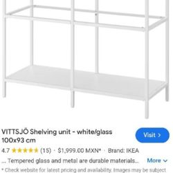 IKEA VITTSJO Display Cabinet 