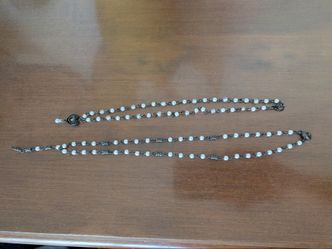 Bitsy pearl and bead necklaces; Set of 7