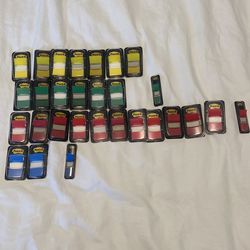Post-it stickers big lot, multiple colors 29pcs