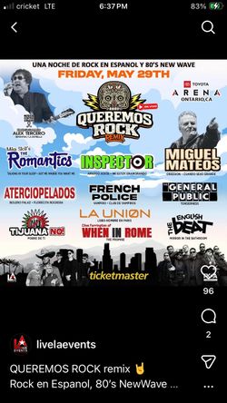 Ticket Queremos Rock