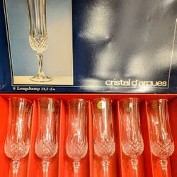 Crystal Champagne Flutes
