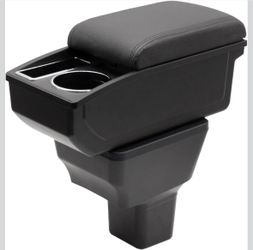 YJYWZH Armrest Box for Nissan Kicks Center Console Organizer, Black Thread