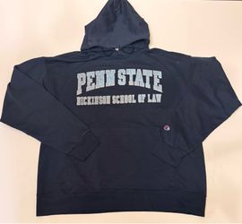 Vintage Y2K Champion Penn State Dickinson School of Law Authentic Athletic Hoodie Size Large