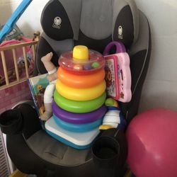 Car seat and toddler toys