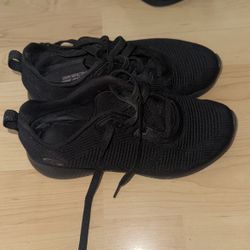 Black Sketchers Sneakers, Athletic Shoes, Women