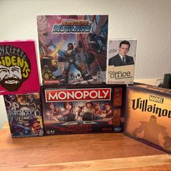 Board Games Lot - 3 Brand New & Sealed - All Complete 
