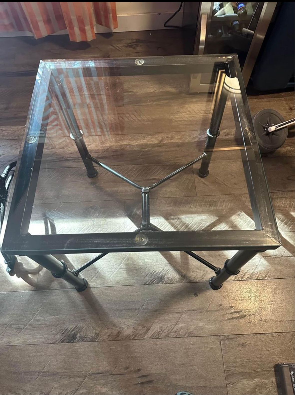 Glass End Table