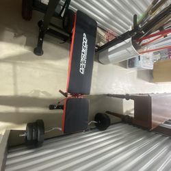 Weight Bench With Bar