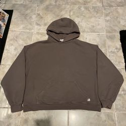 Akimbo Club Boxy Los Angeles LA Y2K Gray Hoodie Pullover SZ M