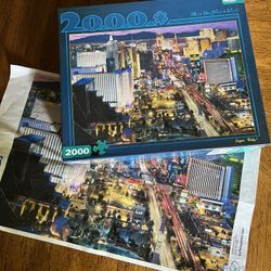 2000 piece “LAS VEGAS BABY” PUZZLE
