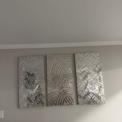 Crystal Frame Wall Decor 