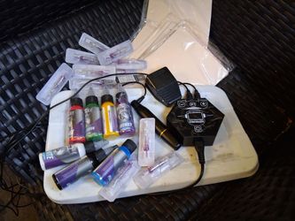 150$ TOTAL PACKAGE TATTOO PEN INK AN NEDDLES