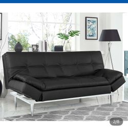 Sleeper sofa leather  Costco