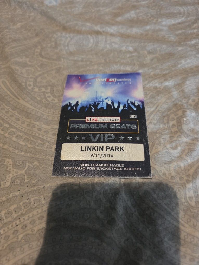 Linkin Park Premium Seats Vip 9/11/2014 Concert