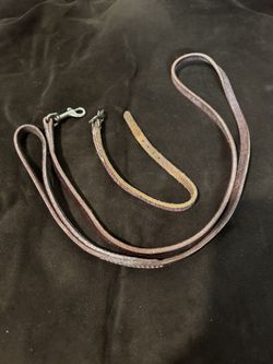 Leather Collar And Leash